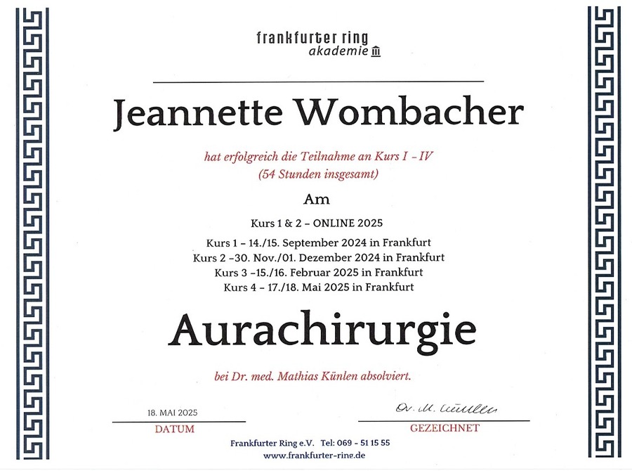 zertifikat frankfurter ring final
